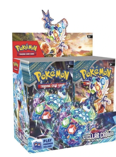Pokemon TCG Stellar Crown Booster Box Factory Sealed Brand New 36 Packs