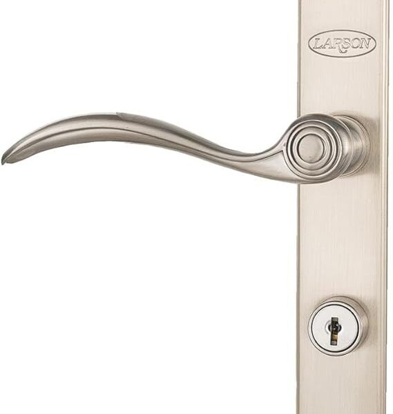 Larson QuickFit Curved Brushed Nickel Handle