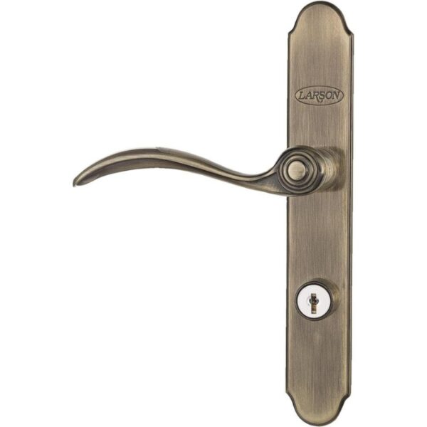 Larson QuickFit Curved Antique Brass Handle