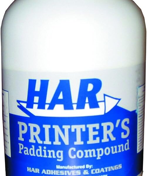 HAR Padding Compound White for Making Note Pads - Gallon